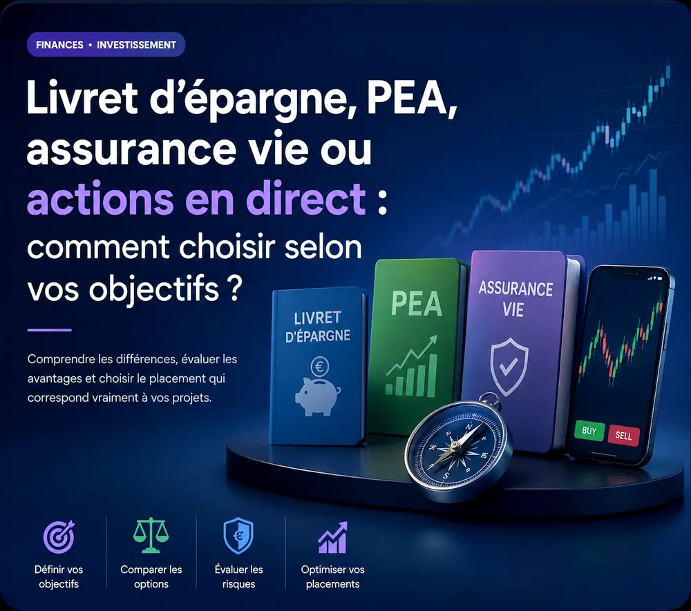 Epargnez avec le livret A, le PEA et l'assurance vie