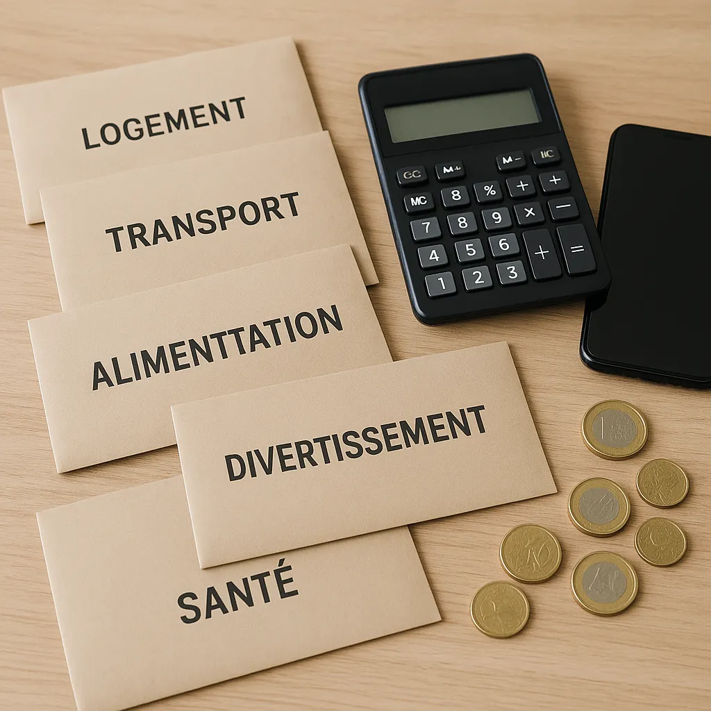 Illustration d’un budget simple pour construire un patrimoine avec un revenu modeste