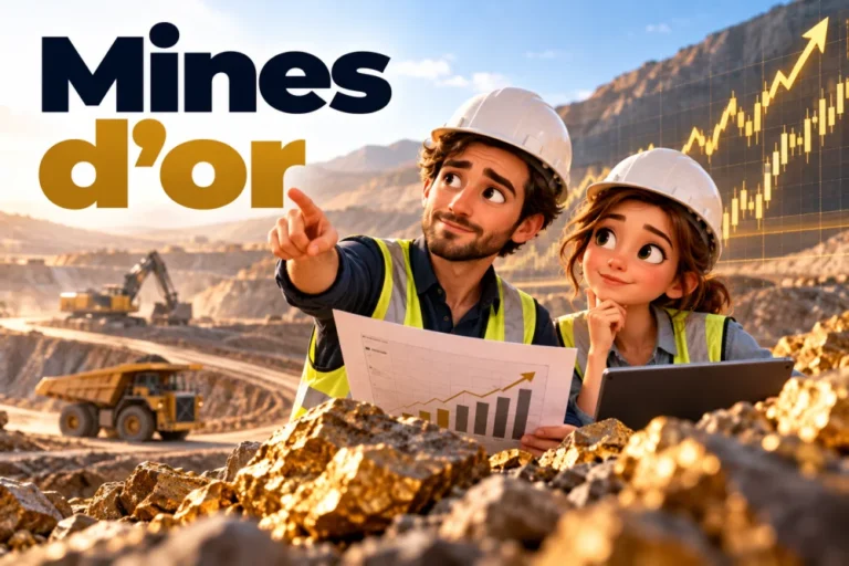 Actions des mines d’or en 2026 : les chiffres à analyser avant d’investir